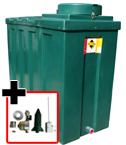 Ecosure Bunded Oil Tank 1070 Bottom Outlet 