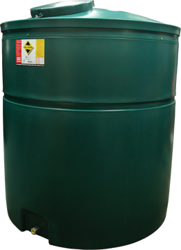 2500 Litre bunded oil tank