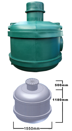 Ecosure Underground Oil Tanks 1950Litres